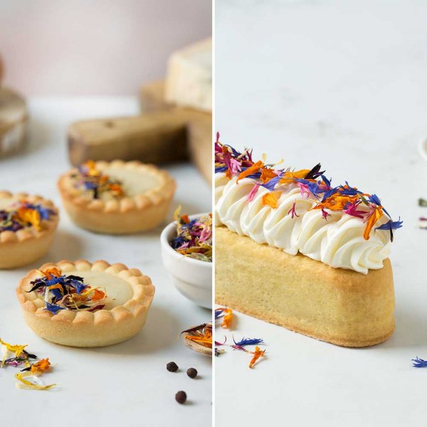 Ätbara blommor - Torkade - Vårfärger Ätbara blommor - Torkade - Vårfärger