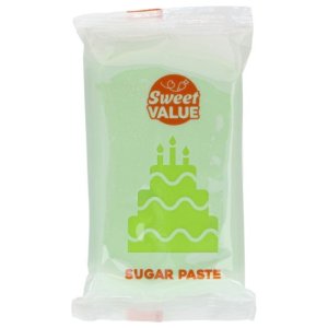 Sugarpaste/Sockerpasta - Ljusgr�n - Sweet Value - 200 g