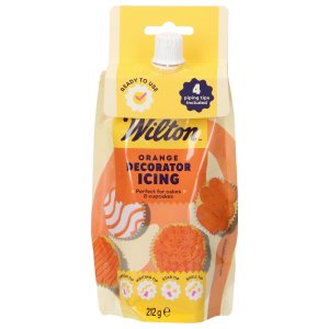 Wilton glasyr - Orange - 212g