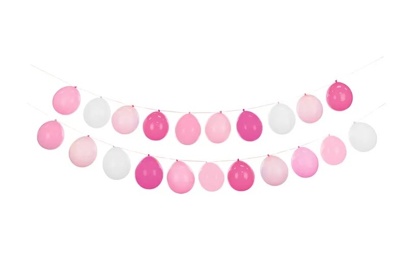 Ballonggirlang, rosa – Fyndhörnan