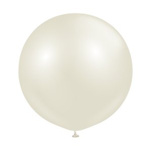 Ballonger enf�rgade - Premium 60 cm - Aura Ivory White - 2-pack