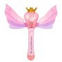 S�pbubbelmaskin Prinsessstav med vingar och ljus 35 x 36,5 x 10 cm - Set