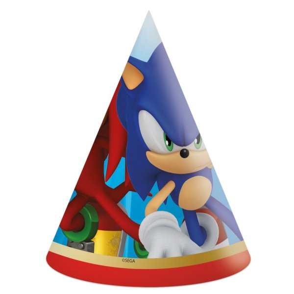 Partyhattar - Sonic - 6-pack