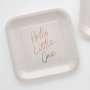 Papptallrikar - Hello Little One - 10-pack