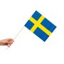 Handflaggor - Papper - Sverige - 10-pack