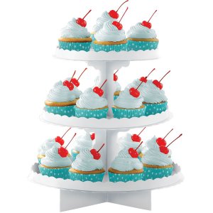 Cupcakest�llning - Vit
