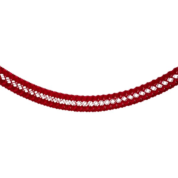 Pappersgirlang - R�d - 6 meter