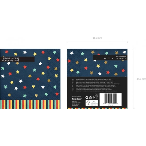 Servetter - Star - 12-pack Servetter - Star - 12-pack