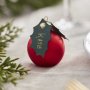 Placeringskortsh�llare Julkulor 6-pack