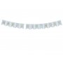 Girlang - \\\"Happy Birthday\\\" - Ljusbl� - 1,75m