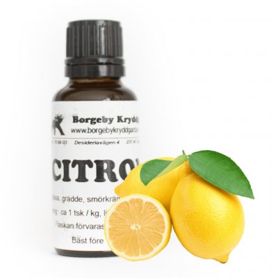 Arom - Borgeby kryddgrd - Citron - 25 ml