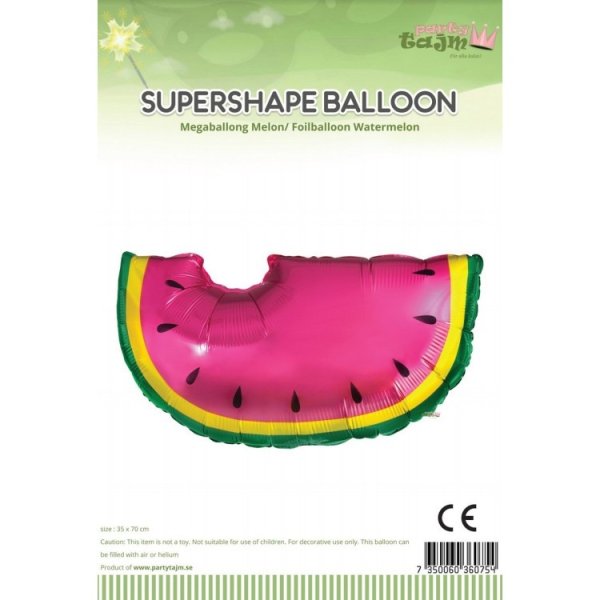 Folieballong frukt: Vattenmelon Folieballong frukt: Vattenmelon