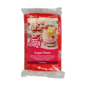 Sugarpaste - Fire Red - 250 gram