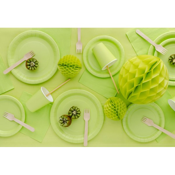 Pappersservetter - Ljusgr�n