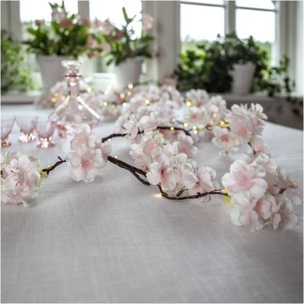 Blomestergirlang - Lysande k�rsb�rsblommor - 1,8m