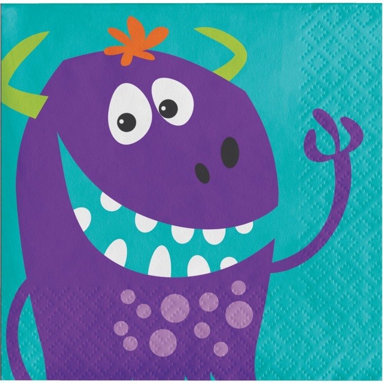 Glada Monster Kaffeservett – Fyndhörnan