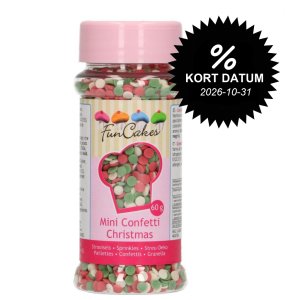Str�ssel - Miniconfetti - Julmix *Kort datum*