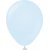 Miniballonger enfrgade - Premium 13 cm - Macaron Baby Blue - 25-pack
