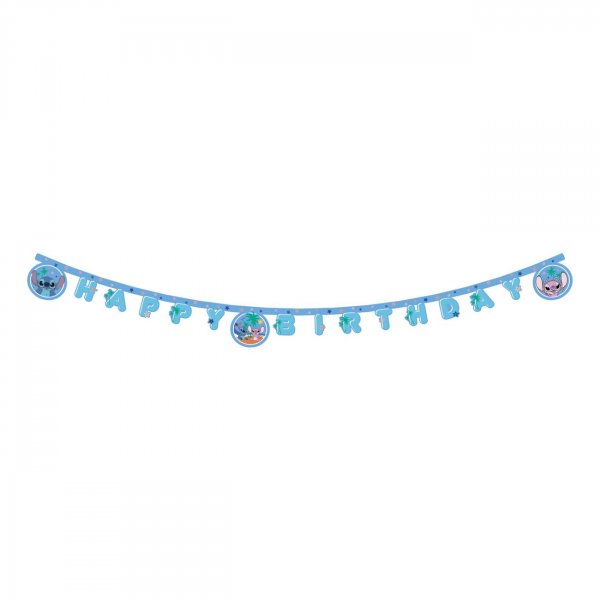 Girlang Happy Birthday Stitch & Angel