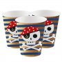 Pappmuggar - Tresure Island - 8-pack