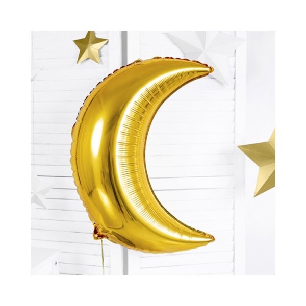 Folieballong M�ne guld