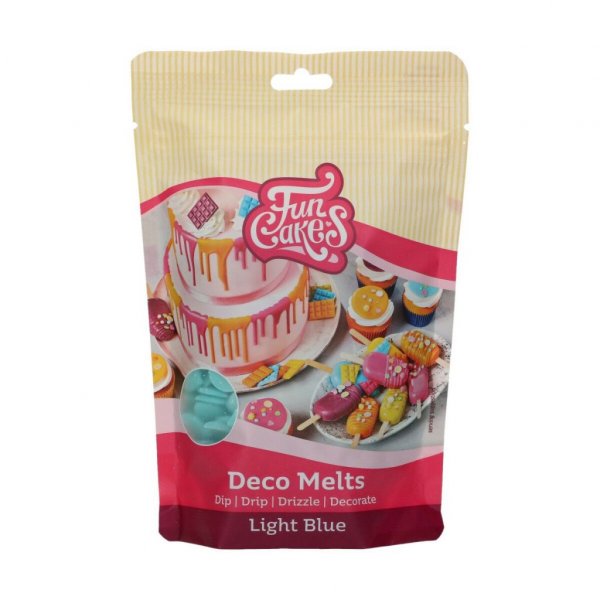 Deco melts - Ljusblå - 250g Deco melts - Ljusblå - 250g