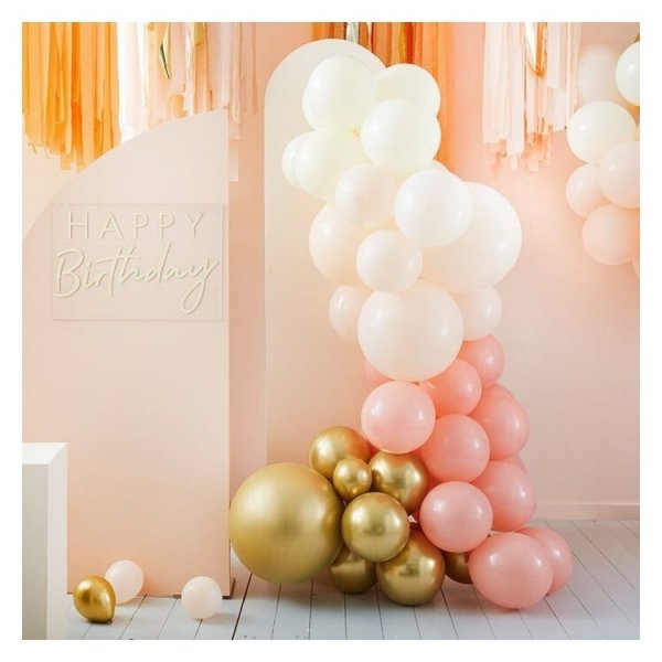 Ballongb�ge Peach och Guld