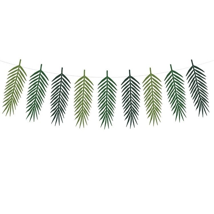 Girlang Aloha Tropiska blad - Fyndhörnan