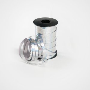 Ballongsn�re - Glitter - Silver - 250 m