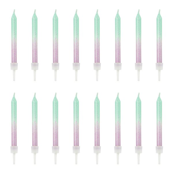 Tårtljus - Ombre - Mint/Lila - 20-pack Tårtljus - Ombre - Mint/Lila - 20-pack