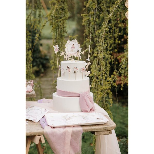 Bordsl�pare i tyg - Rosa - 28 cm x 3 m