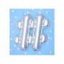Folieballong Hashtag Silver