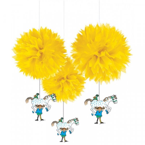 Pom Pom - Pippi Lngstrump - 3-pack