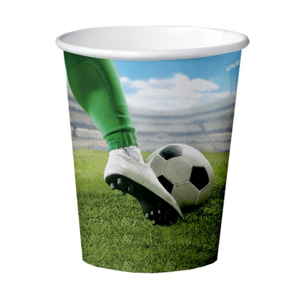 Pappmuggar - Fotboll - 8-pack Pappmuggar - Fotboll - 8-pack