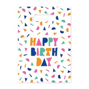 Kalaspåsar - Happy Birthday - 16x23 cm - 8-pack Kalaspåsar - Happy Birthday - 16x23 cm - 8-pack