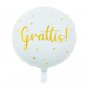 Folieballong Grattis 44 cm