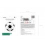 Folieballong fotboll - Mix