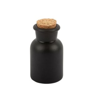 Flaska - Svart - 7 x 4 cm / 30 ml
