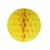 Honeycomb - Gul - Storlek: 10 cm