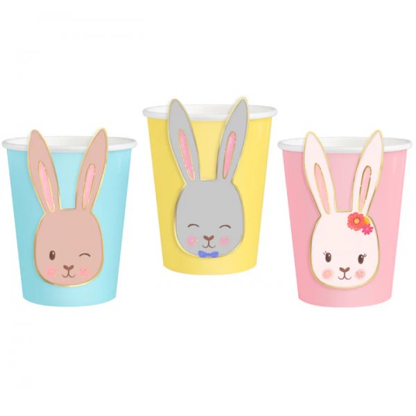 Pappmuggar - Kaninöron - 6-pack Pappmuggar - Kaninöron - 6-pack