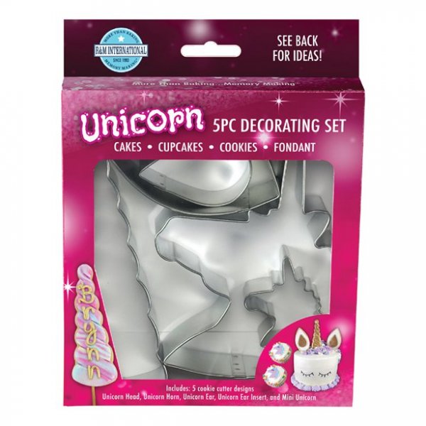 Utstickare - Kit - Unicorn - 5-pack