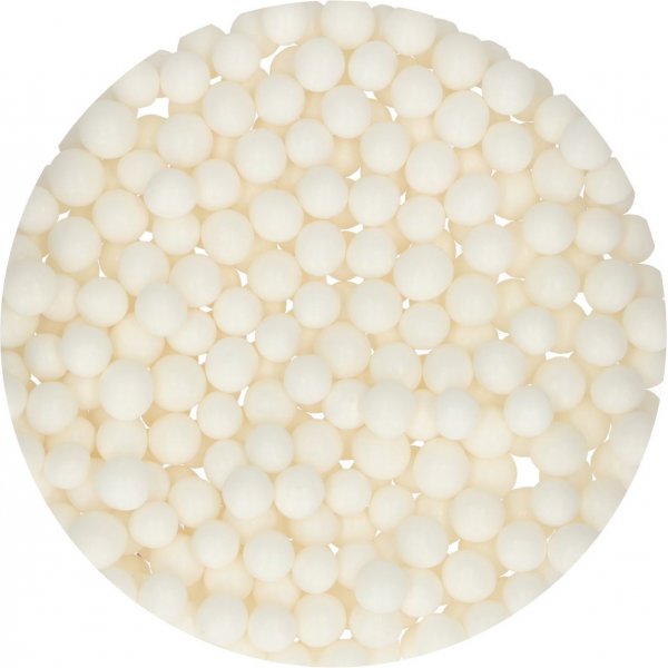 Sockerpärlor - Stora - Vita - Funcakes - 70 g Sockerpärlor - Stora - Vita - Funcakes - 70 g