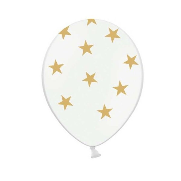 Ballonger med Stj�rnor Guld