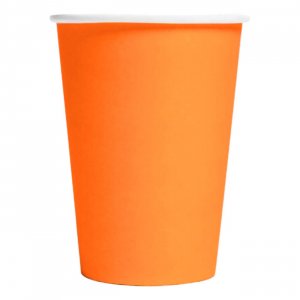 Pappmuggar - Orange - 8-pack
