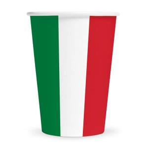 Pappmuggar - Italien - 210 ml - 8-pack