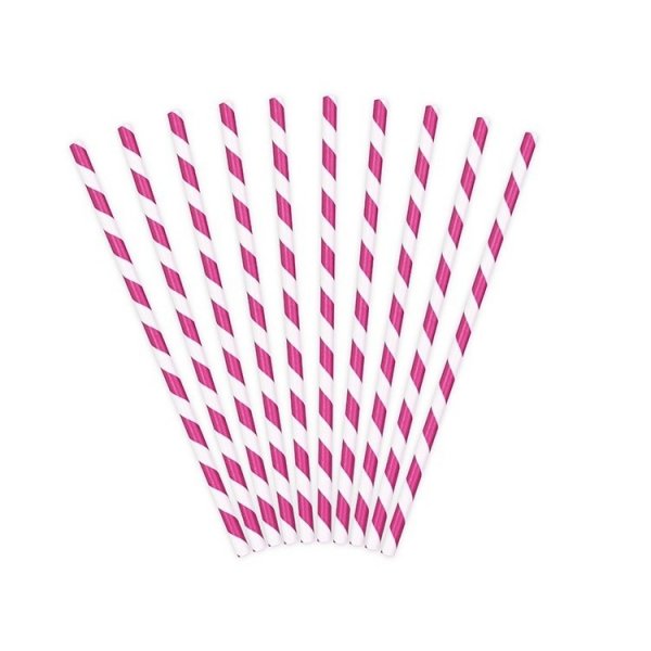 Papperssugr�r Randiga Hot Pink