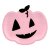 Papptallrikar - Pumpa - Pink Halloween - 6-pack