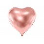 Folieballong hj�rta, ros�