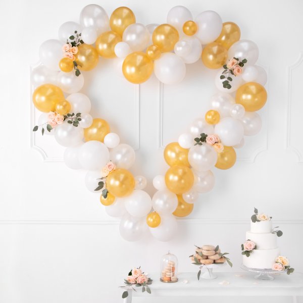 Pastellballonger - Premium 27 cm - Vita - 100-pack Pastellballonger - Premium 27 cm - Vita - 100-pack