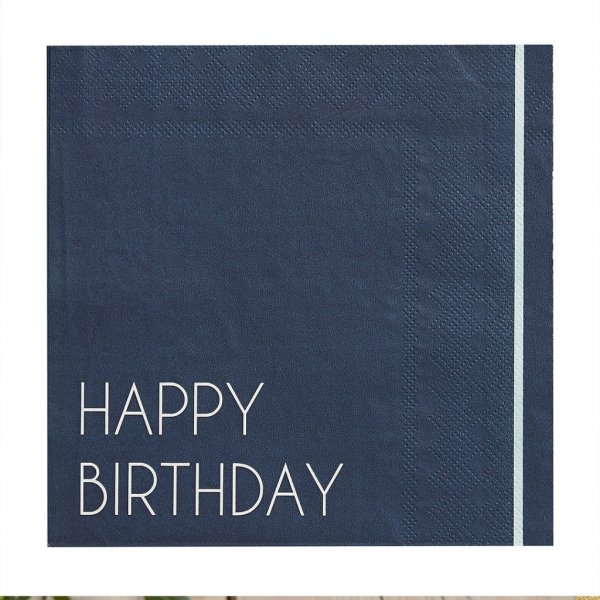 Servetter - Mix it up Blue - 16-pack